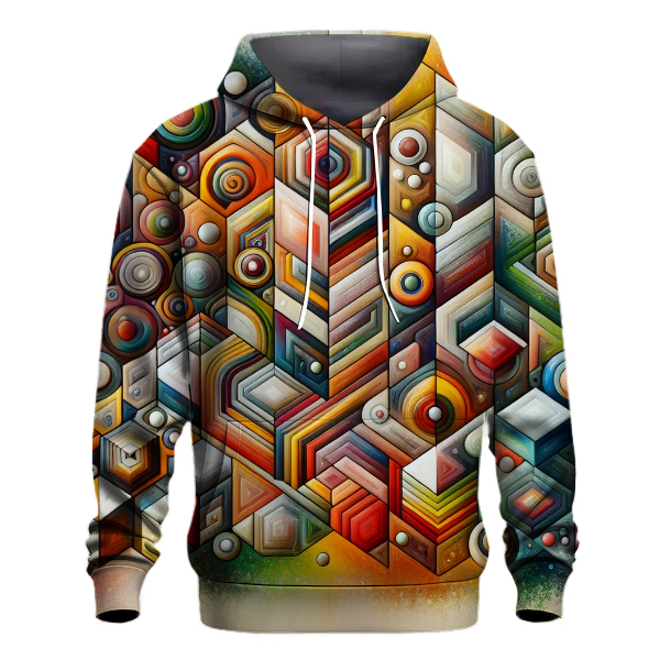 Lively Geometric Patterns Hoodie