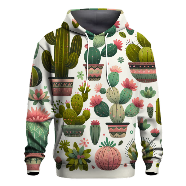 Funky Retro Cactus Hoodie