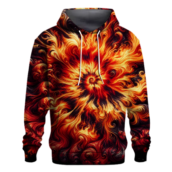 Crimson Inferno Blaze Hoodie