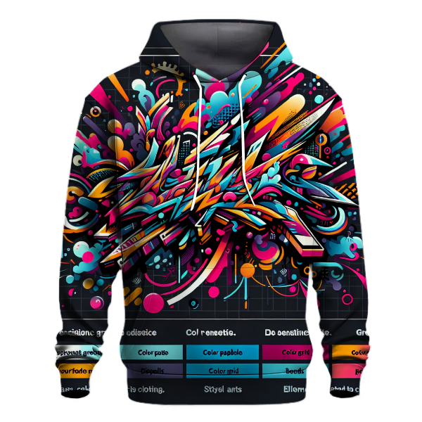 Electric Graffiti Splash Hoodie