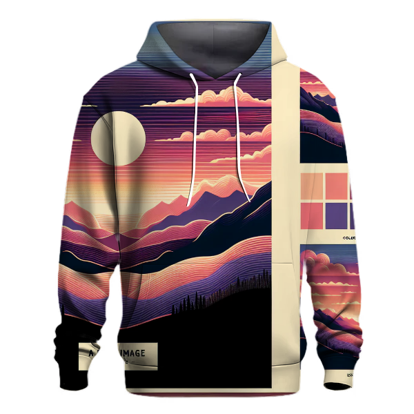 Funky Retro Sunset Hoodie