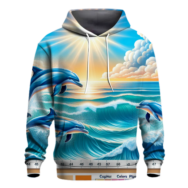 Playful Dolphins Hoodie