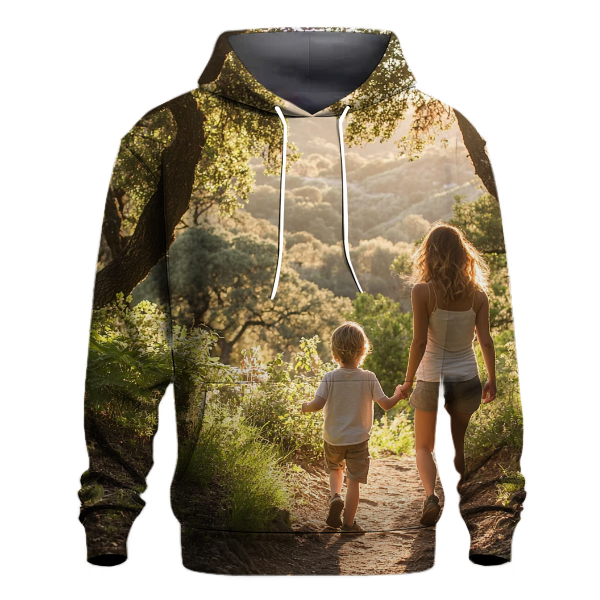 Exploring Nature A Day of Hiking Together Hoodie