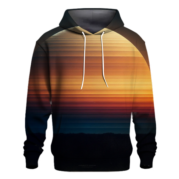 Golden Sunset Tie-dye Design Hoodie