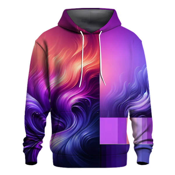 Violet Flame Gradient Hoodie