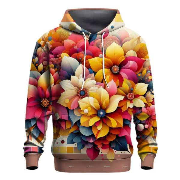 Retro Floral Festival Hoodie