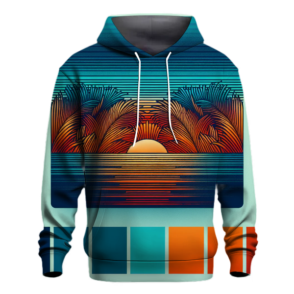 Tropical Sunset Vibe Hoodie