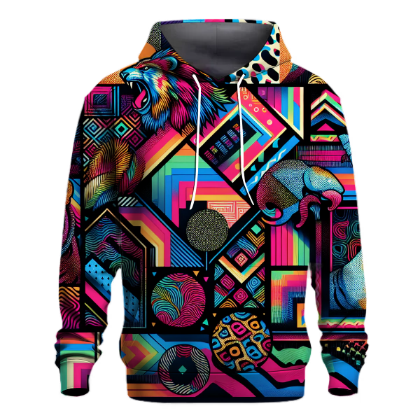 Neon Jungle Frenzy Hoodie