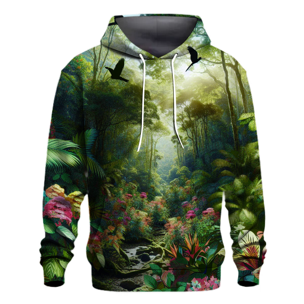 Abstract Jungle Escape Hoodie