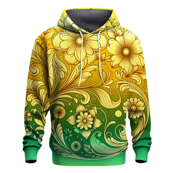Radiant Meadow Gradient Hoodie