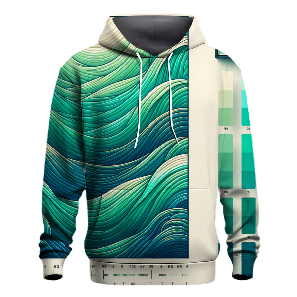 Emerald Wave Hoodie