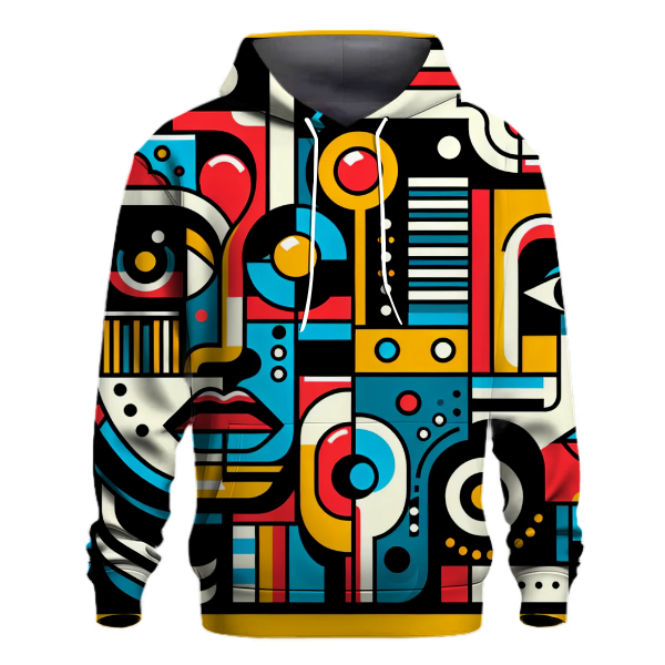 Retro Pop Expression Hoodie