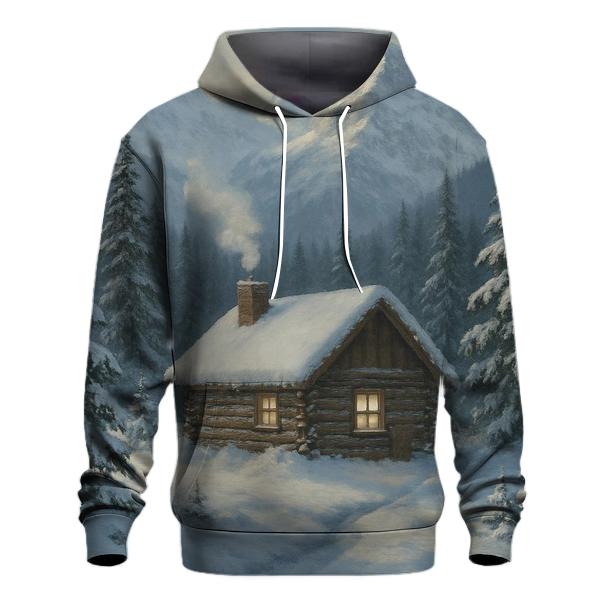 Snow-Capped Cabin Escape Hoodie