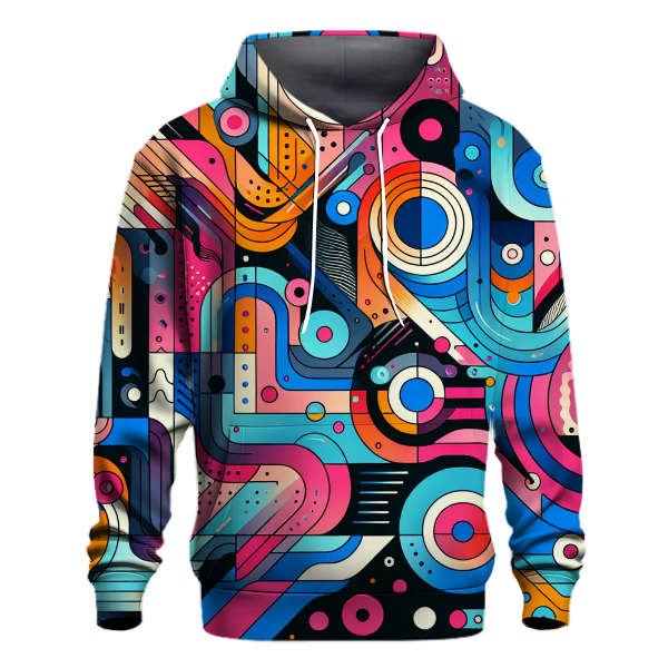 Kinetic Neon Symphony Hoodie