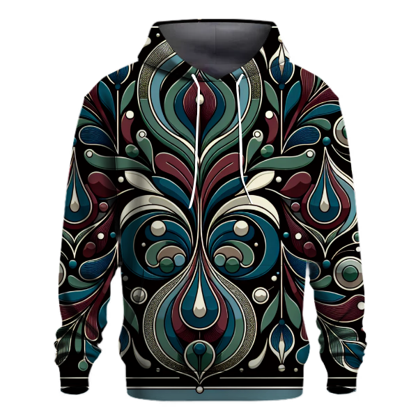 Retro Paisley Delight Hoodie