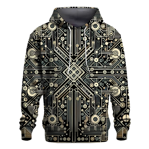 Circuit Board Chic Hoodie