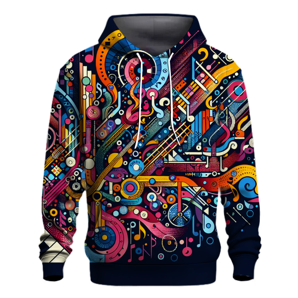 Artistic Music Festival Vibes Hoodie