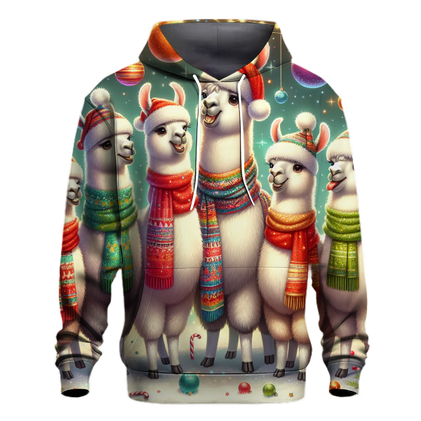 Holiday Llama Fiesta Hoodie