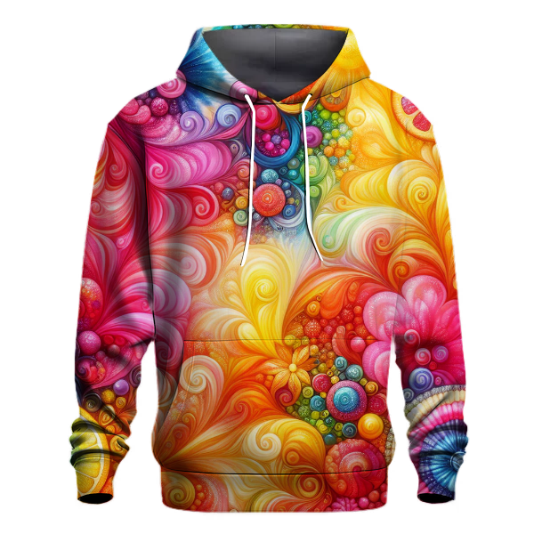 Funky Fruit Fiesta Tie-Dye Hoodie