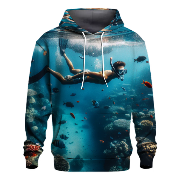 Snorkeling - Coral Colors Hoodie