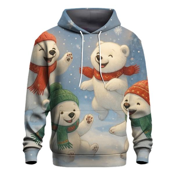 Cute Polar Bear Pals Hoodie