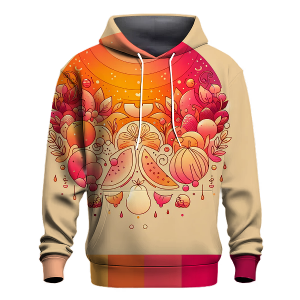 Peach Sorbet Gradient Hoodie