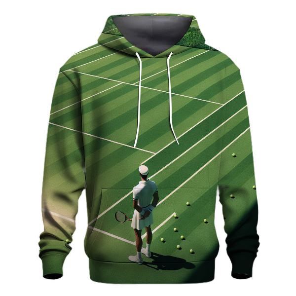 Tennis Court Lines Hoodie