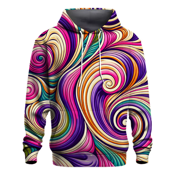 Groovy Swirl Patterns Hoodie