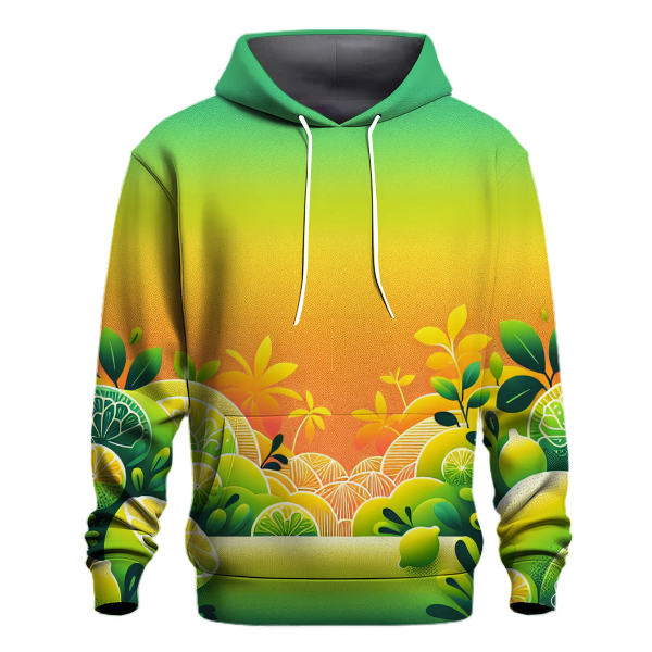 Bright Citrus Fusion Hoodie