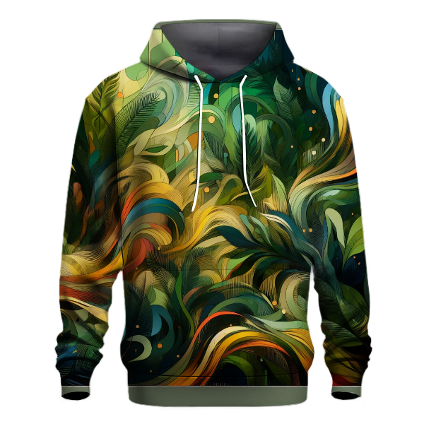 Colorful Abstract Jungle Hoodie