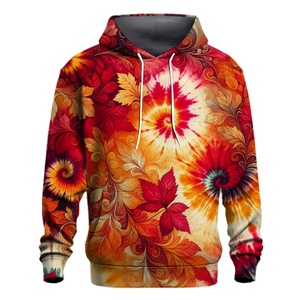 Autumn Whispers Tie-Dye Hoodie