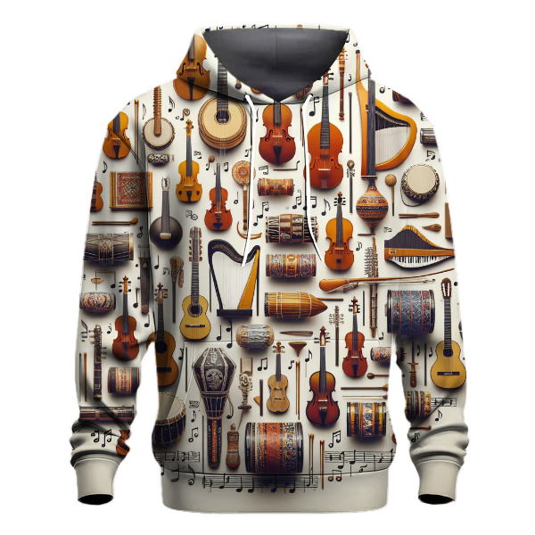 Folk Music Melodies Hoodie