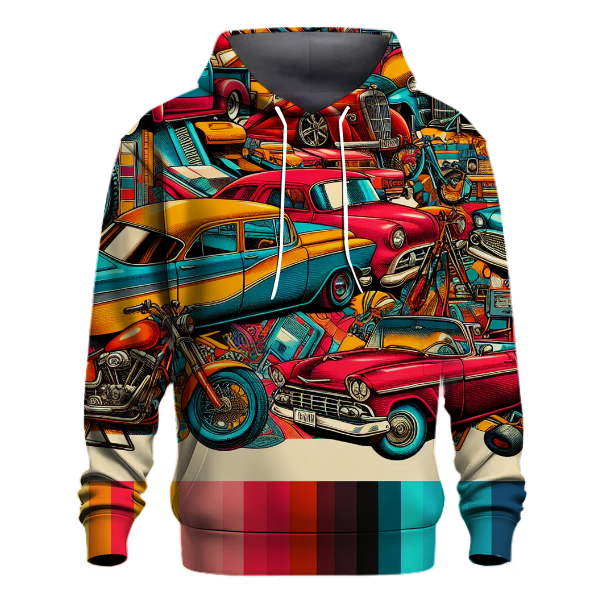 Electric Retro Ride Hoodie
