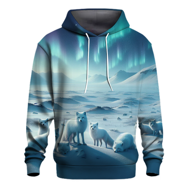 Chilly Arctic Foxes Hoodie