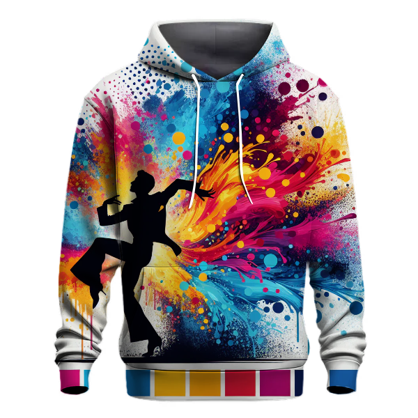 Funky Dancer Silhouette Hoodie