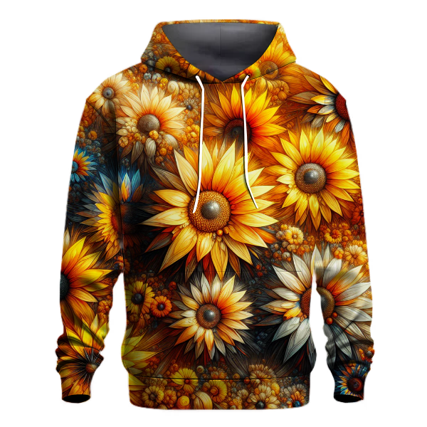 Charming Bohemian Sunflowers Hoodie