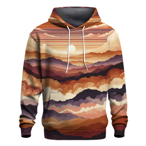 Amber Glow Dusk Hoodie