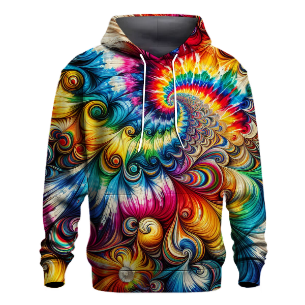 Colorful Tie-dye Rain Hoodie