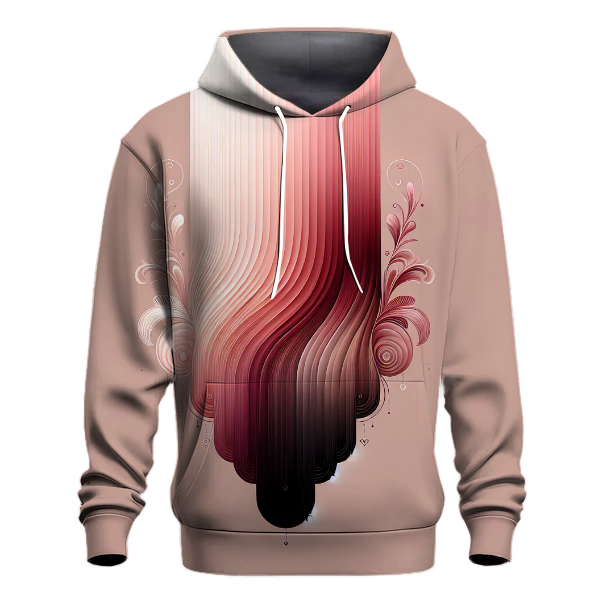 Blush to Burgundy Fade Hoodie