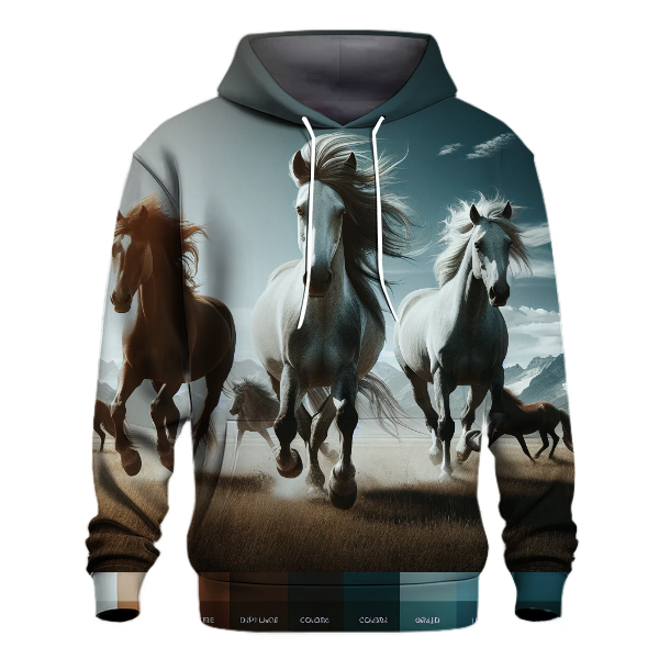 Majestic Wild Horses Hoodie