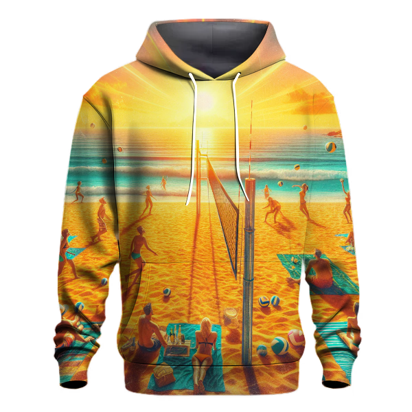 Chill Beach Volleyball Hoodie