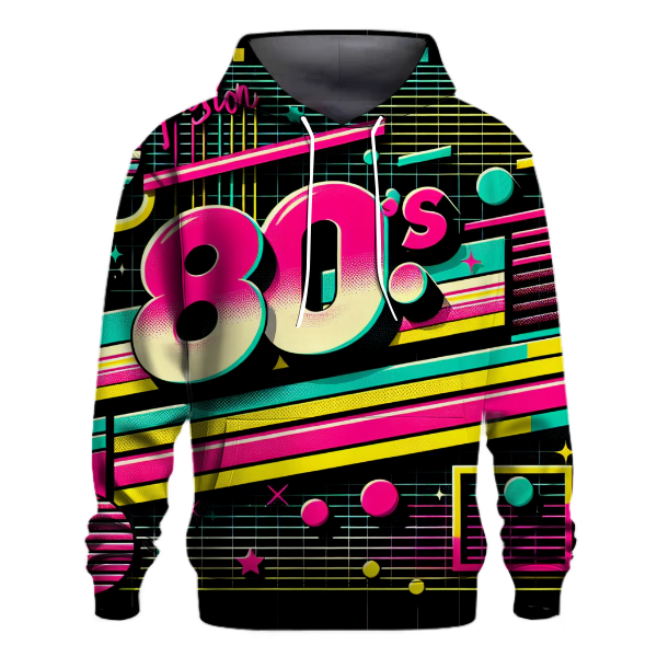Vivid Retro Stripes Hoodie