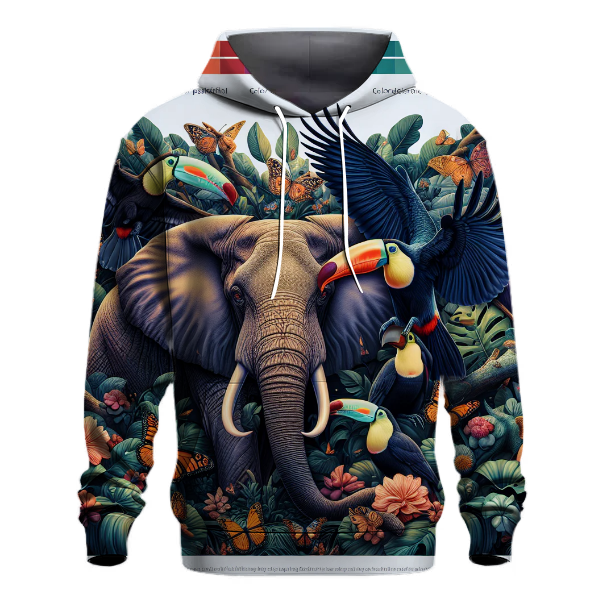 Colorful Wildlife Hoodie