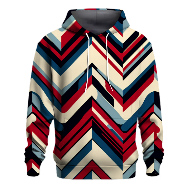 Retro Zigzag Odyssey Hoodie