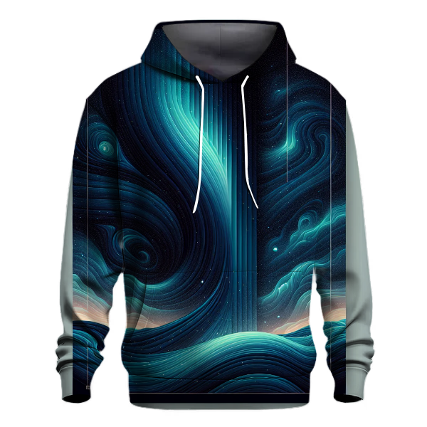 Cosmic Waves Fade Hoodie