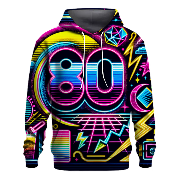 Neon Electric Lines Hoodie