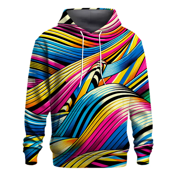 Retro Spectrum Stripes Hoodie