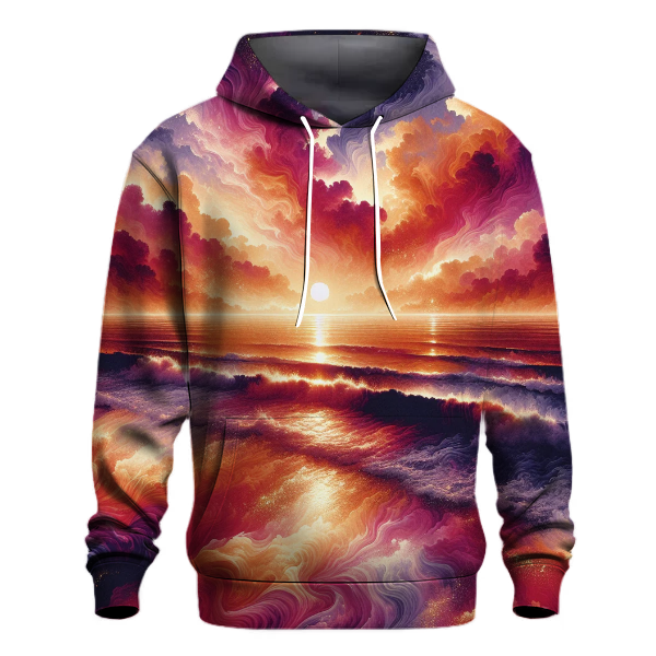 Ocean Sunset Tie-dye Hoodie