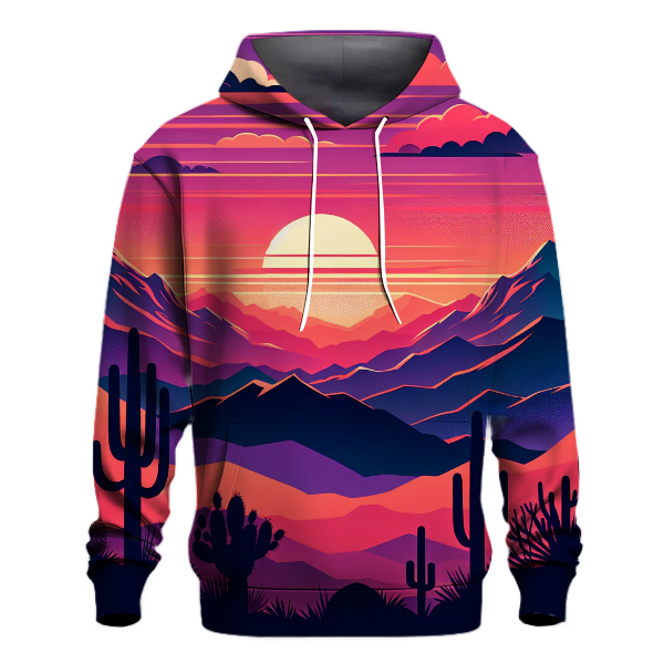 Vibrant Desert Sunset Hoodie