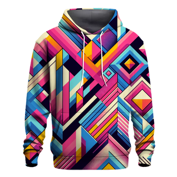 Geometric Nostalgia Hoodie